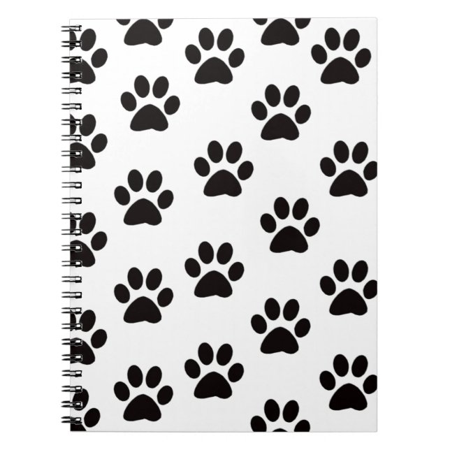 Cat Paw Prints Notebook (Front)