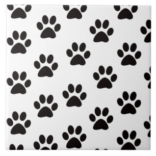Cat Paw Prints Tile