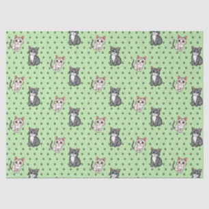 Cat Paw Prints Tissue Paper