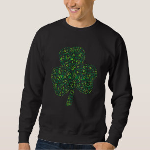 Cat Paw St Patrick's Day Shamrock For Women Men Sweatshirt