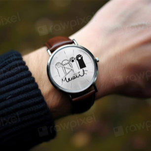 Cat Paw Watch Cute Meow Design for Cat Lovers