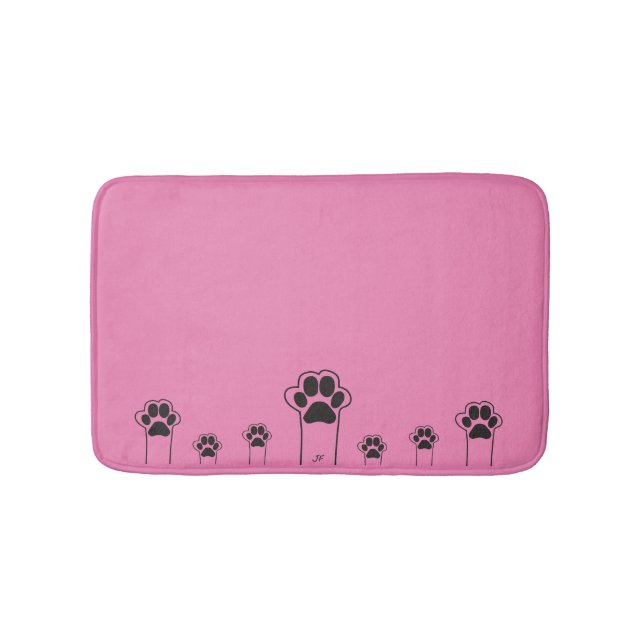 Cat paws bath mat (Front)