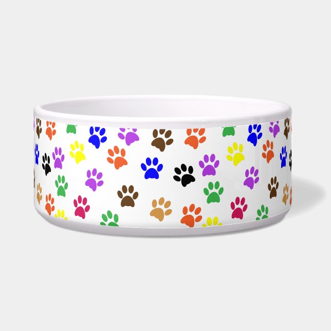 cat paws cat food bowl (Front)