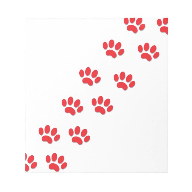 Cat Paws Feet Notepad (Front)