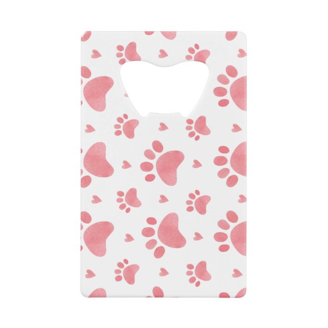 Cat Paws Watercolor Pattern (Front)