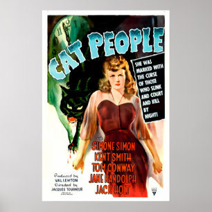 Cat People 1942 Movie POSTER PRINT A5-A1 40s