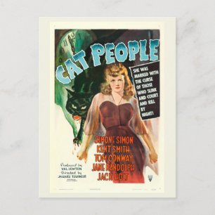 Cat People, Movie  Postcard