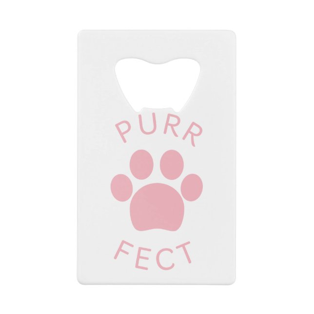 Cat Perfect Pink Purr Paw Print (Front)