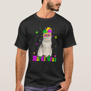 Cat Persian Mask Mardi Gras Carnivals Animals Cat T-Shirt