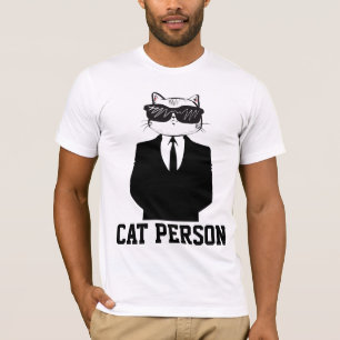 CAT PERSON Funny T-shirts