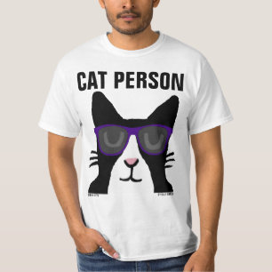 CAT PERSON, Panda Kitty with Sunglasses T-shirts