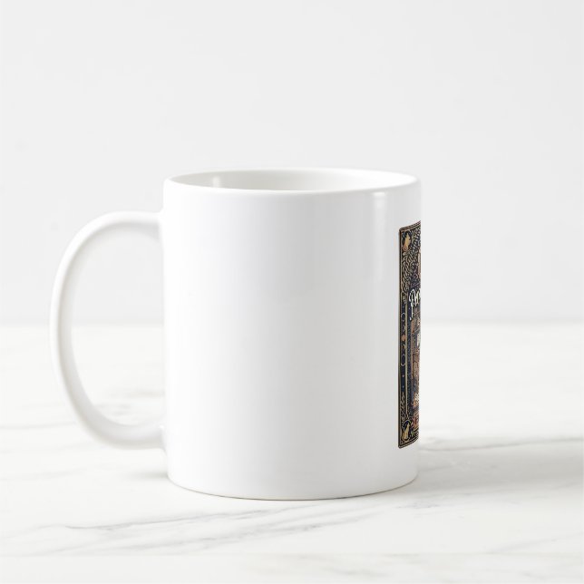 Cat Personal Assistant Cat Funny Owner Humour Vint Coffee Mug (Left)
