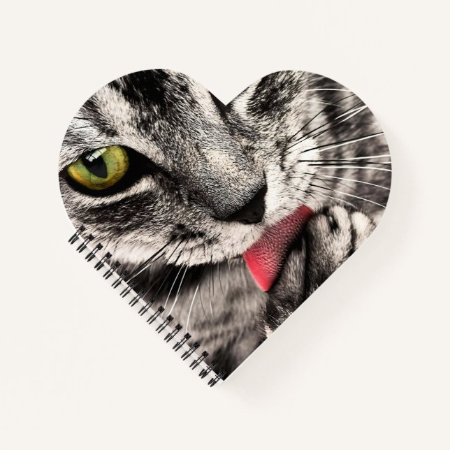 Cat Pet Animal Portrait-68667 Notebook (Front)