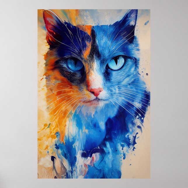 Cat  Pet Cute Adorable Animal Companion Poster (Front)