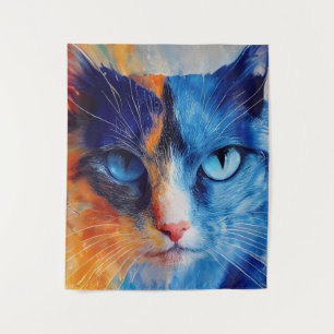 Cat Pet Cute Adorable Animal Companion Tapestry