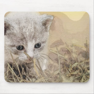 Cat, Pet, Cute Mouse Mat