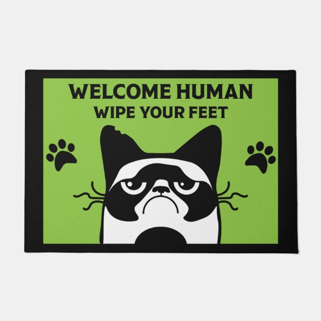 Cat Pet Lover Home Accessories Doormat (Front)