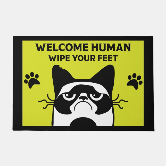 Cat Pet Lover Home Accessories Doormat (Front)
