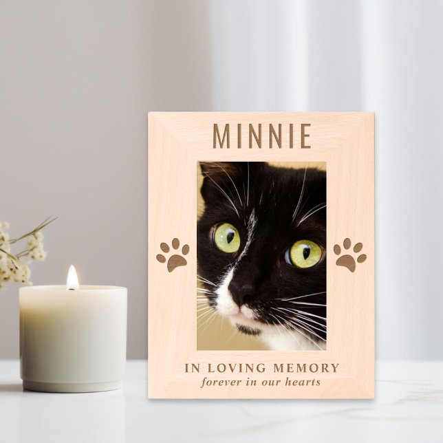 Cat Pet Memorial Photo Etched Frames (Creator Uploaded)