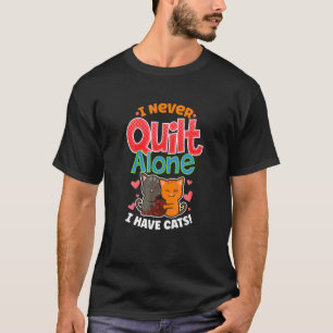 Cat Pet Quilter Needleworking Feline Whisperer T-Shirt