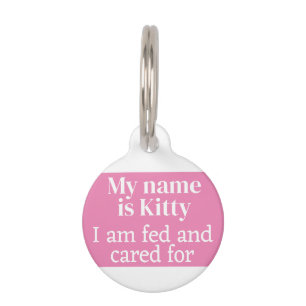 Cat Pet Tag