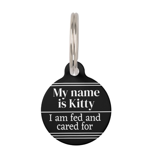 Cat Pet Tag (Front)