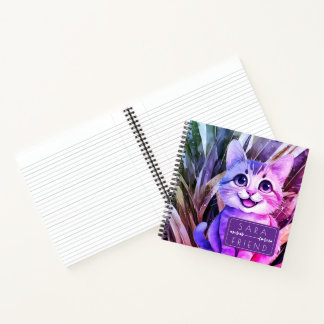 Cat Pets Animal Spiral Notebook
