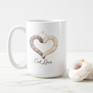 cat phone case cat love case cat tail heart cute c coffee mug