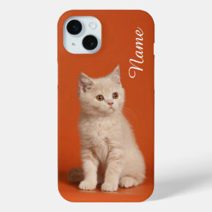 Cat phone case customised with your pet name