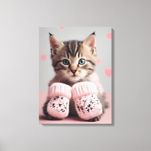 Cat Photo Art  Canvas Print