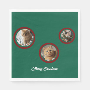 Cat Photo Customize Napkin