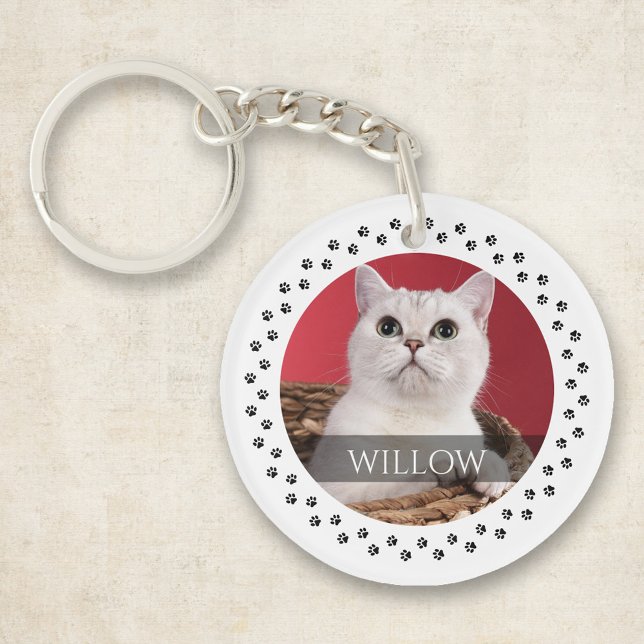 Cat Photo Keychain - Personalised Pet Keepsake (Creator Uploaded)