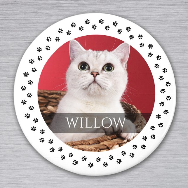 Cat Photo Magnet - Personalised Pet Keepsake (Creator Uploaded)