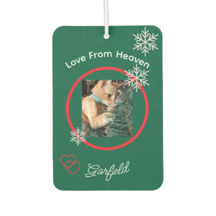 Cat Photo Memorial Car Air Freshener