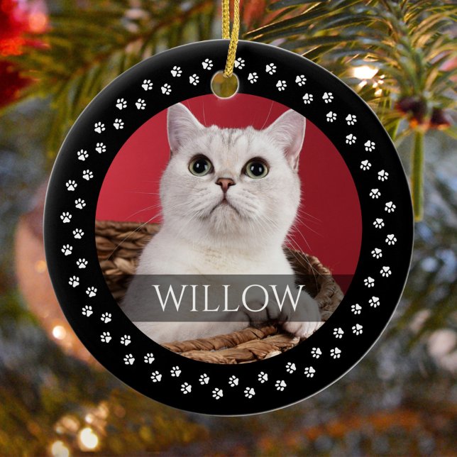 Cat Photo Ornament - Personalised Pet Keepsake (Creator Uploaded)