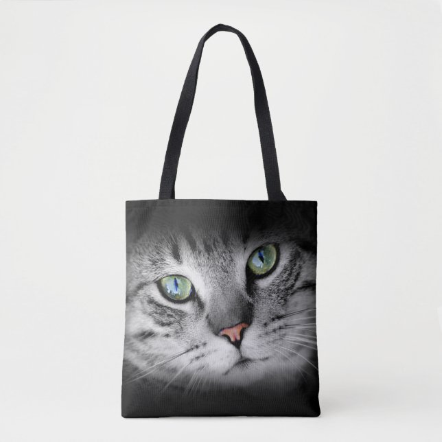Cat Photo Personalised Tote Bag (Front)