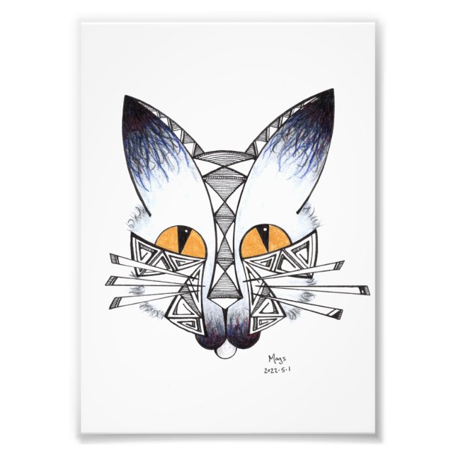 Cat Photo Print (Front)