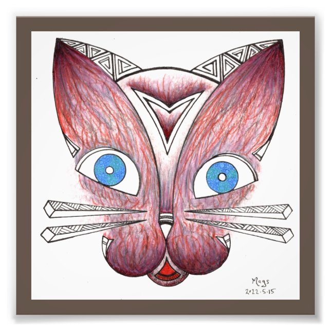 Cat Photo Print (Front)