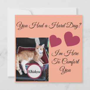 Cat Photo, Quotes Front and Back, Paw, Heart, Name