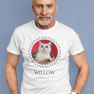 Cat Photo Shirt - Personalised Pet Gift T-Shirt