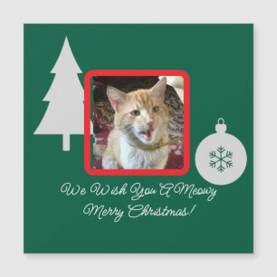 Cat Photo Text Customizable, Christmas, 