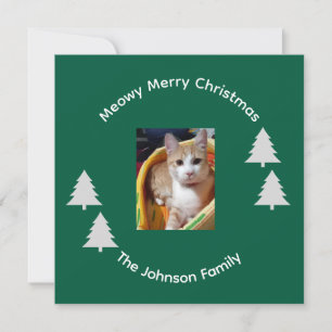 Cat Photo Text Customize Card
