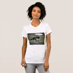 Cat Photo text  T-Shirt