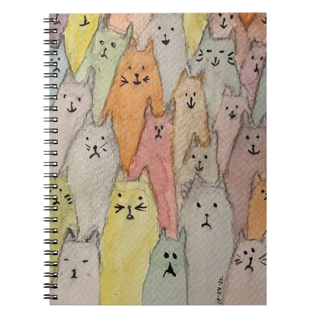 Cat Pile Notebook (Front)