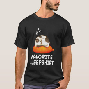 Cat Pillow Cats Nap Sleeping Sleep Pajama Nightgow T-Shirt