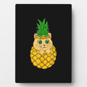 Cat Pineapple   Cute Cat Lover   Summer Fruit Gift Plaque