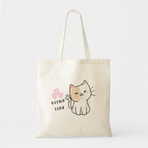Cat Pinky Design Tote Bags