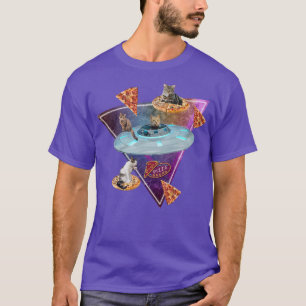 Cat Pizza Car Photography T-Shirt