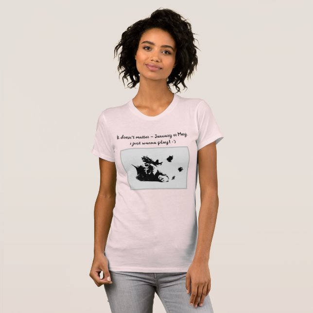Cat Play T-Shirt (Front Full)