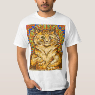 Cat Playing a Piano, Psychedelic -After Louis Wain T-Shirt